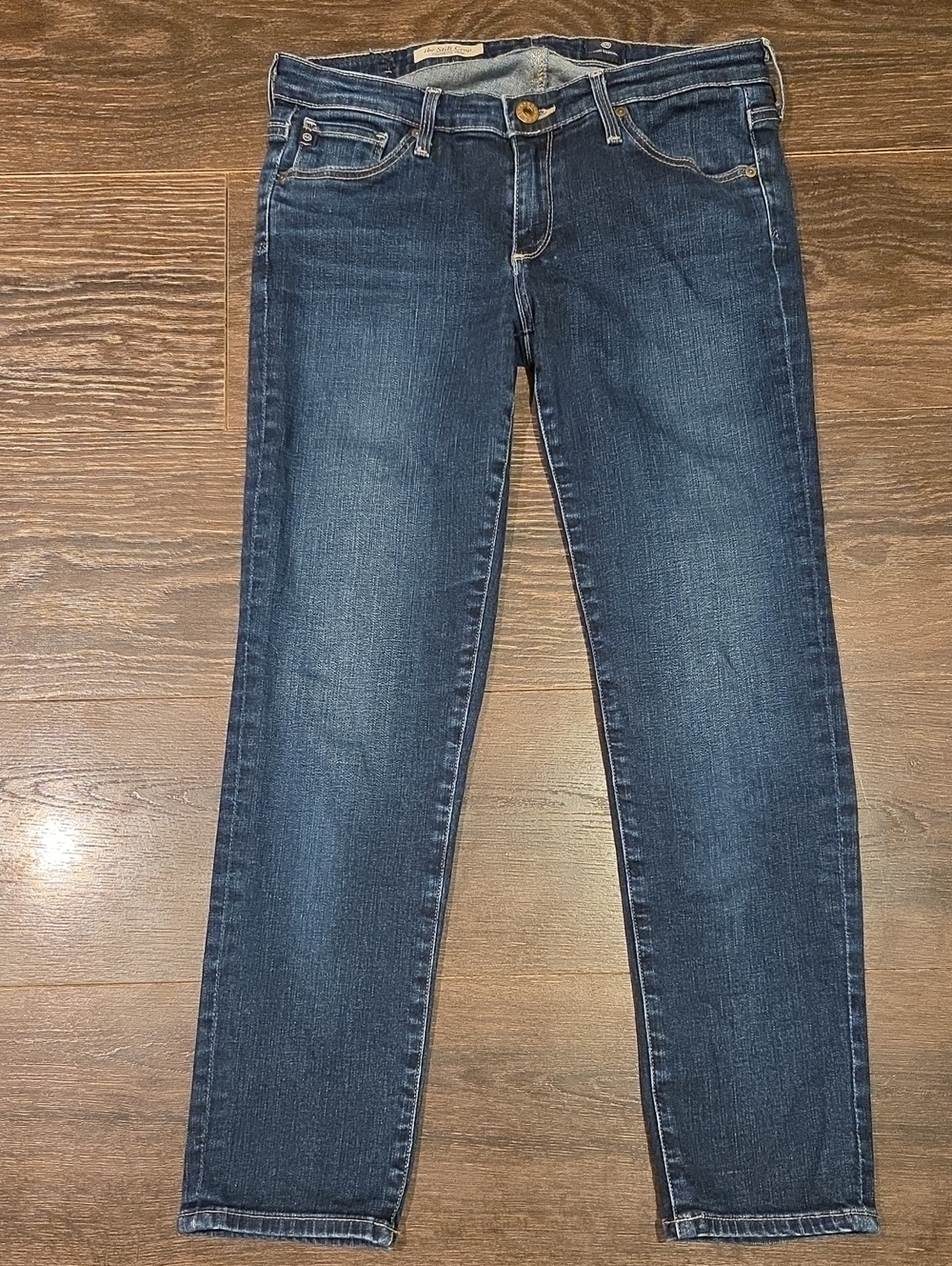 ❤ AG ADRIANO GOLDSCHMIED STILT CIGARETTE SKINNY CROP JEANS, 4 (27)